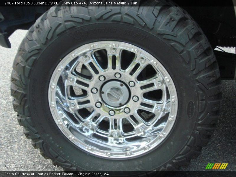 Arizona Beige Metallic / Tan 2007 Ford F350 Super Duty XLT Crew Cab 4x4