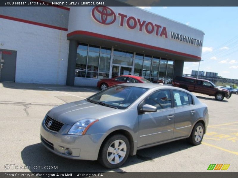 Magnetic Gray / Charcoal/Steel 2008 Nissan Sentra 2.0 S