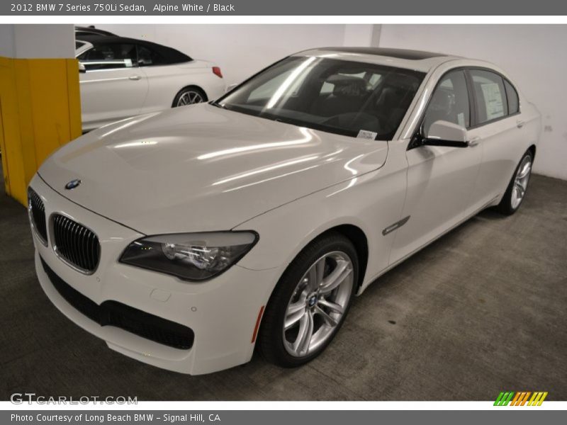 Front 3/4 View of 2012 7 Series 750Li Sedan