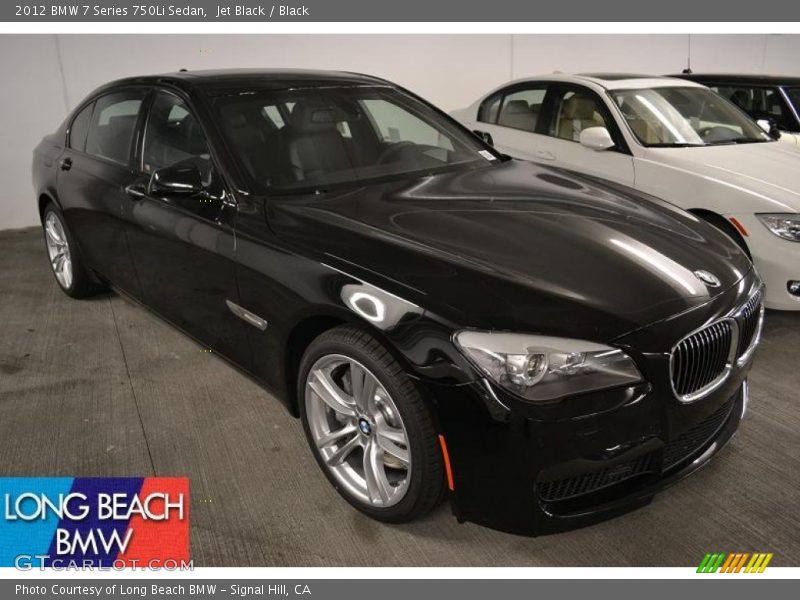 Jet Black / Black 2012 BMW 7 Series 750Li Sedan