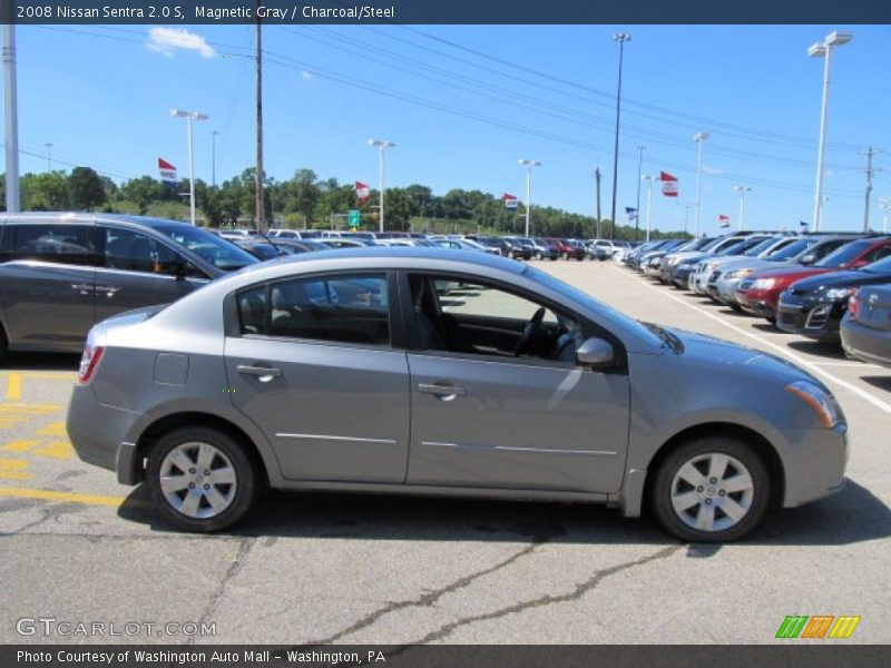Magnetic Gray / Charcoal/Steel 2008 Nissan Sentra 2.0 S