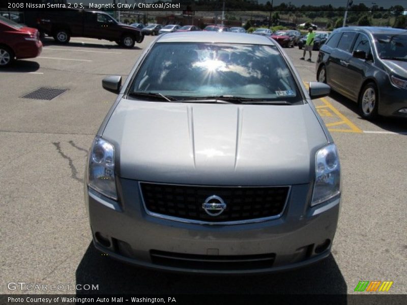 Magnetic Gray / Charcoal/Steel 2008 Nissan Sentra 2.0 S