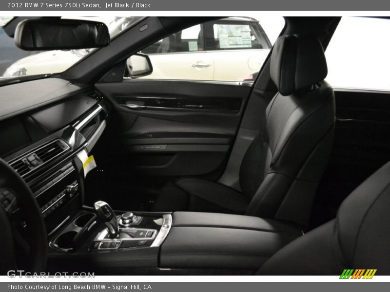 Jet Black / Black 2012 BMW 7 Series 750Li Sedan