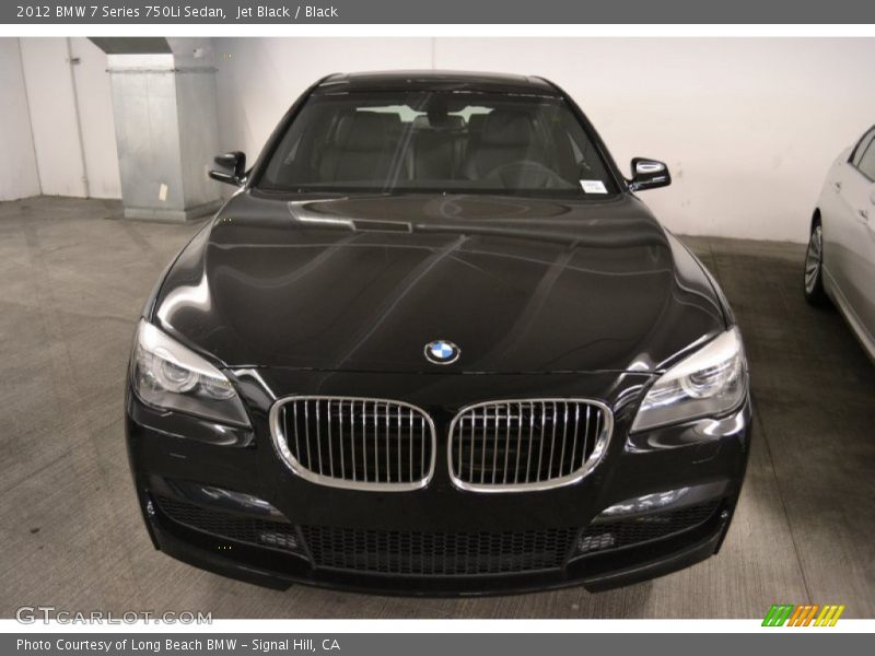 Jet Black / Black 2012 BMW 7 Series 750Li Sedan