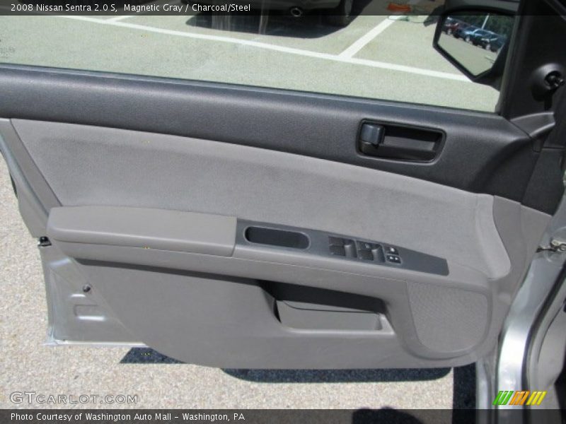 Magnetic Gray / Charcoal/Steel 2008 Nissan Sentra 2.0 S