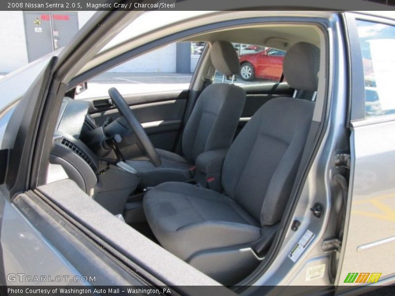 Magnetic Gray / Charcoal/Steel 2008 Nissan Sentra 2.0 S