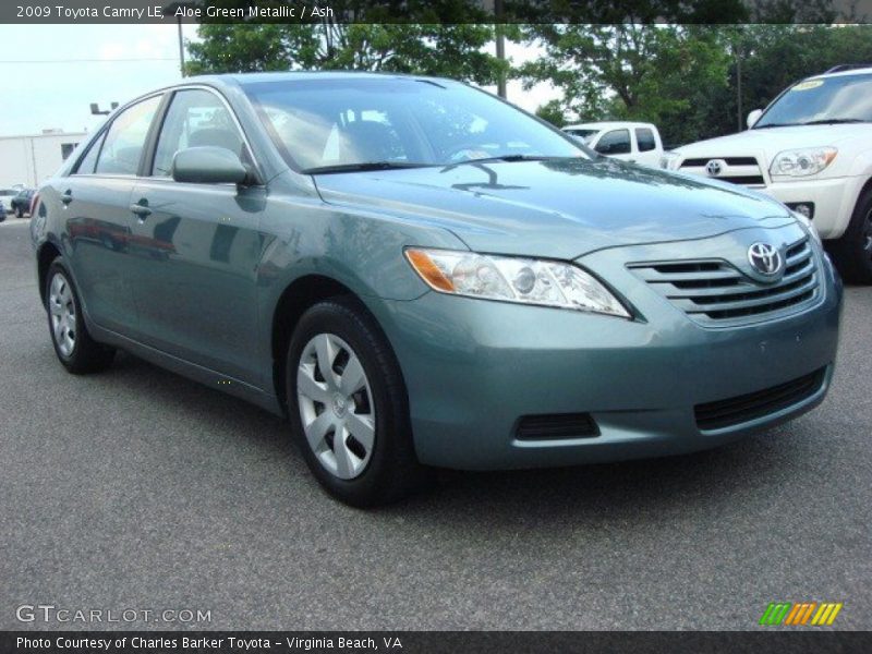 Aloe Green Metallic / Ash 2009 Toyota Camry LE