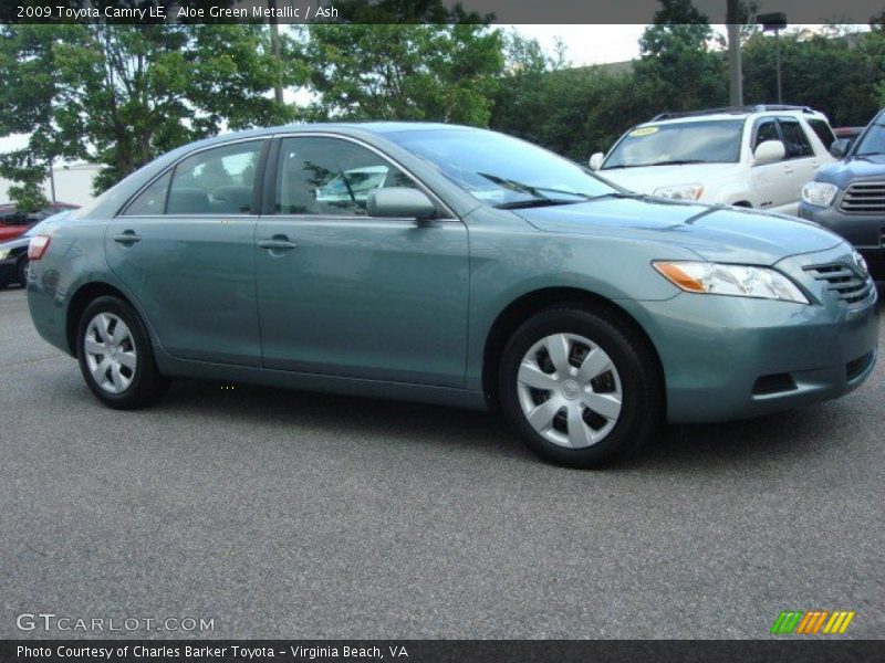 Aloe Green Metallic / Ash 2009 Toyota Camry LE