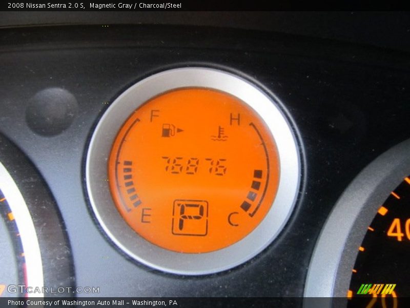 Magnetic Gray / Charcoal/Steel 2008 Nissan Sentra 2.0 S