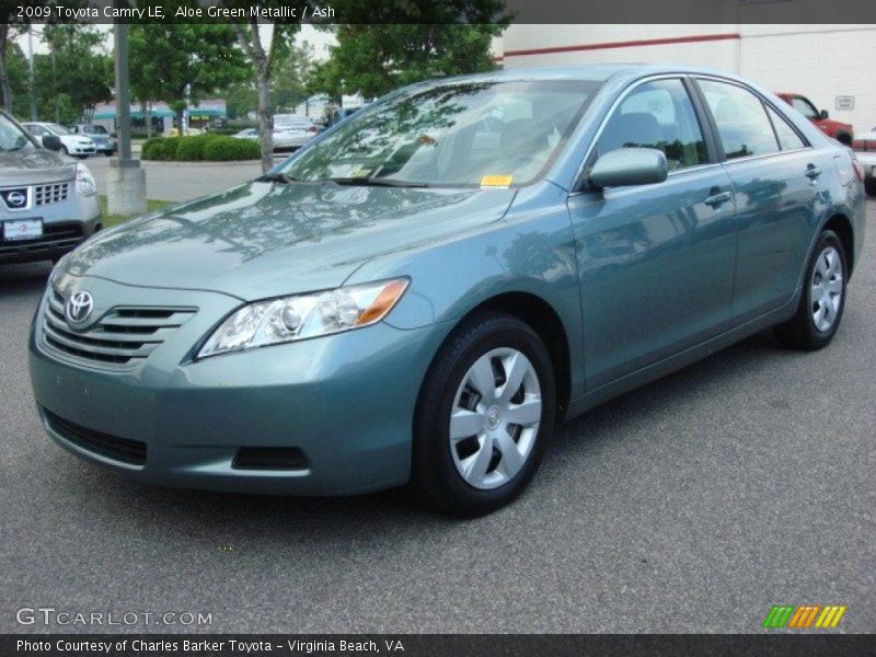 Aloe Green Metallic / Ash 2009 Toyota Camry LE