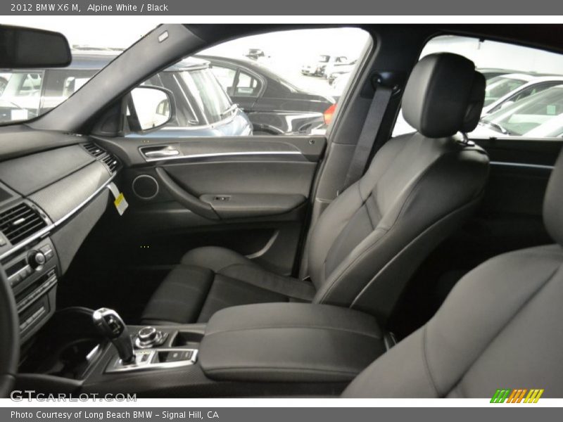  2012 X6 M  Black Interior