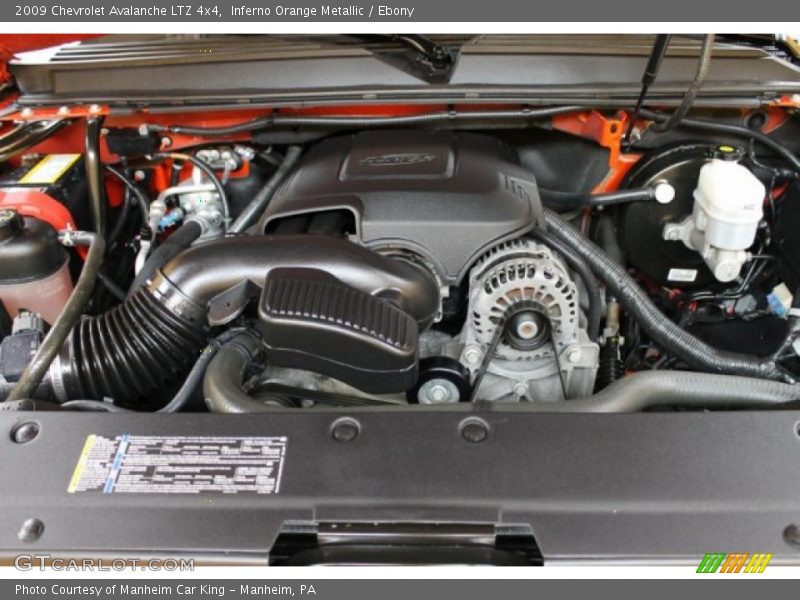  2009 Avalanche LTZ 4x4 Engine - 5.3 Liter OHV 16-Valve Vortec V8