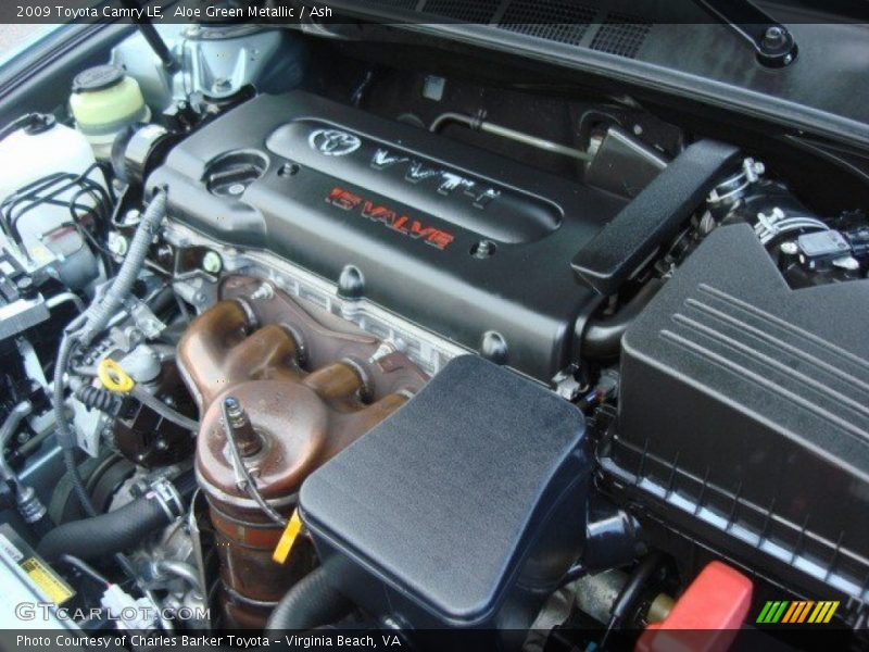 Aloe Green Metallic / Ash 2009 Toyota Camry LE