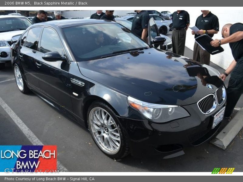 Black Sapphire Metallic / Black 2006 BMW M5