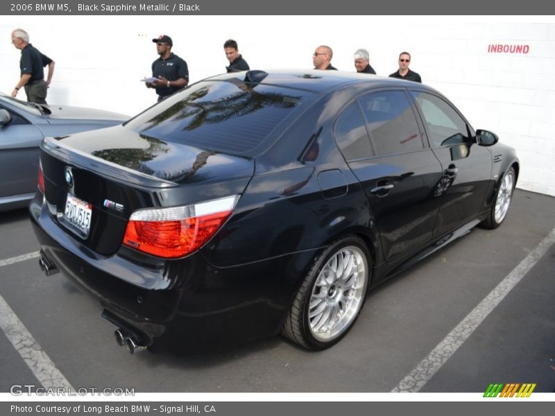 Black Sapphire Metallic / Black 2006 BMW M5