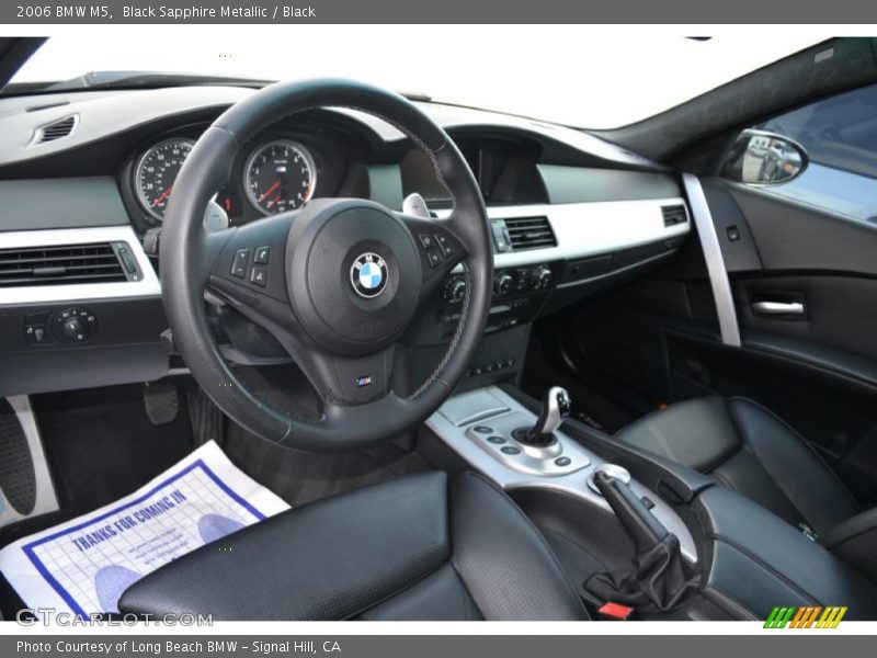 Black Sapphire Metallic / Black 2006 BMW M5