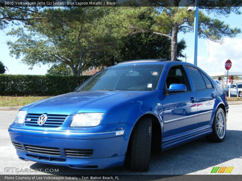 Blue Lagoon Metallic / Black 2005 Volkswagen Jetta GLI Sedan