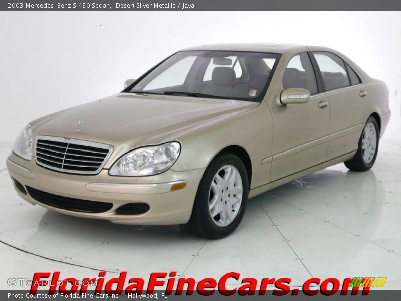 Desert Silver Metallic / Java 2003 Mercedes-Benz S 430 Sedan