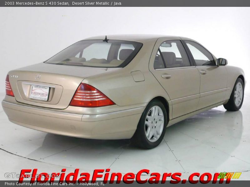 Desert Silver Metallic / Java 2003 Mercedes-Benz S 430 Sedan