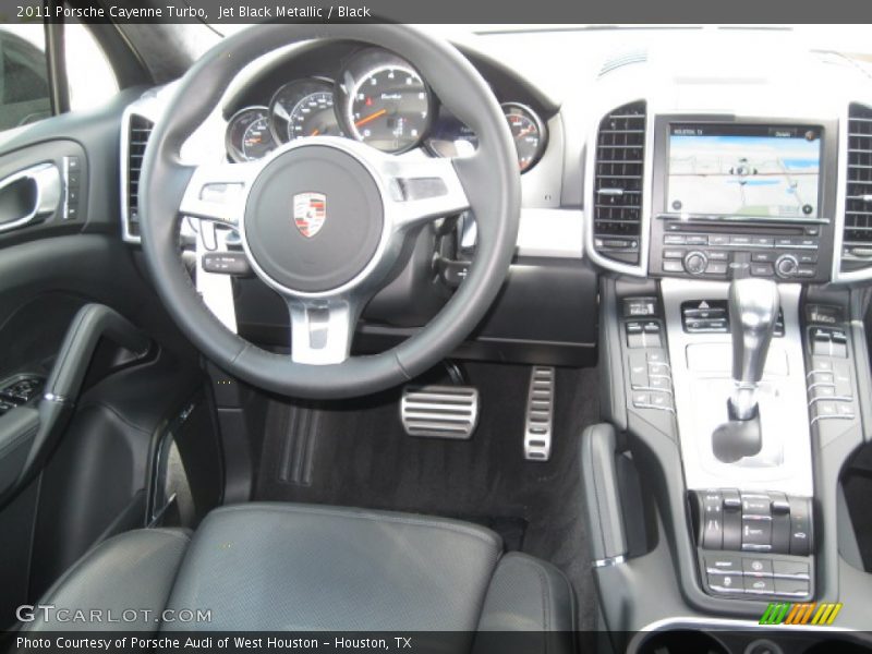 Jet Black Metallic / Black 2011 Porsche Cayenne Turbo