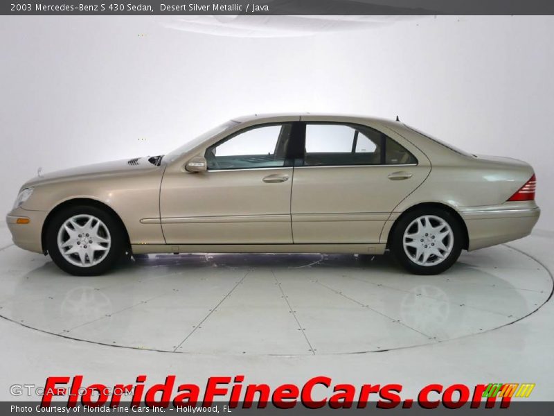Desert Silver Metallic / Java 2003 Mercedes-Benz S 430 Sedan