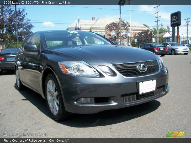 Flint Gray Mica / Black 2006 Lexus GS 300 AWD