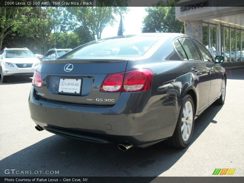 Flint Gray Mica / Black 2006 Lexus GS 300 AWD