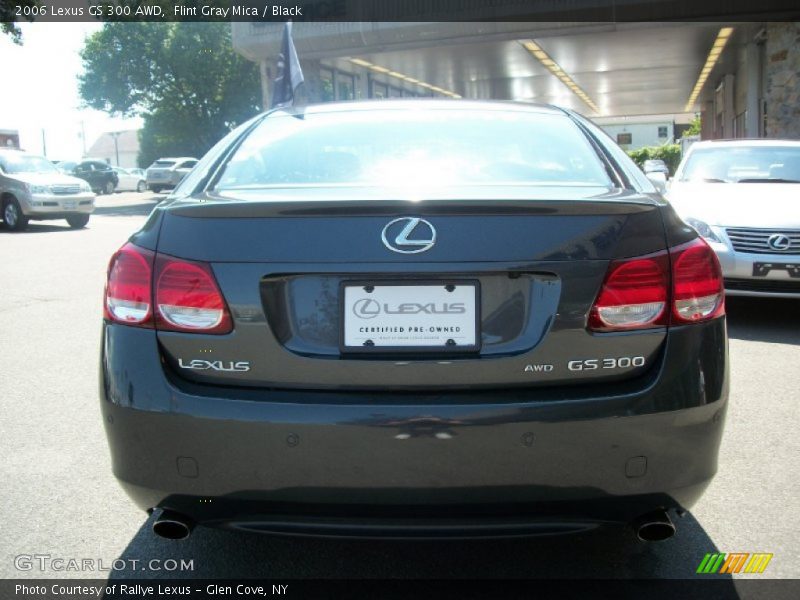 Flint Gray Mica / Black 2006 Lexus GS 300 AWD