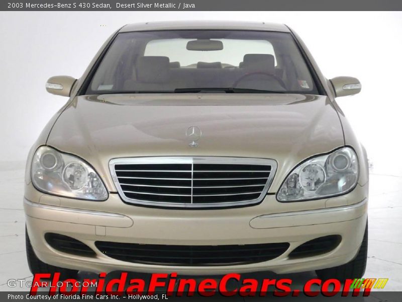 Desert Silver Metallic / Java 2003 Mercedes-Benz S 430 Sedan