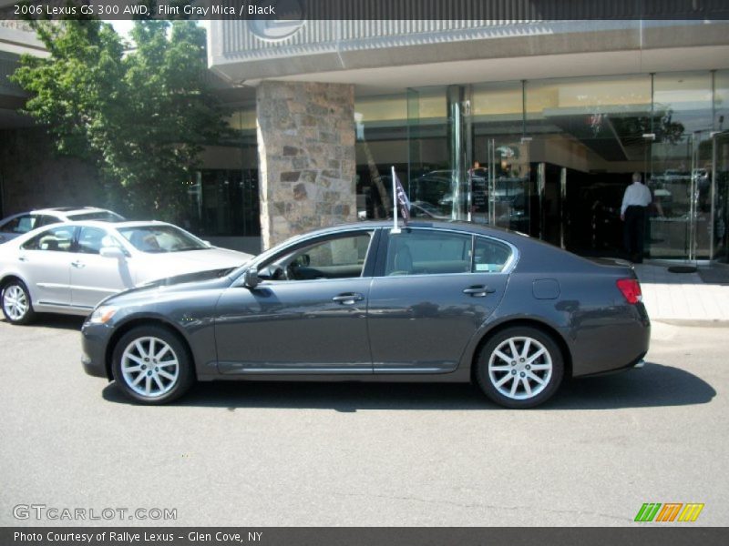 Flint Gray Mica / Black 2006 Lexus GS 300 AWD