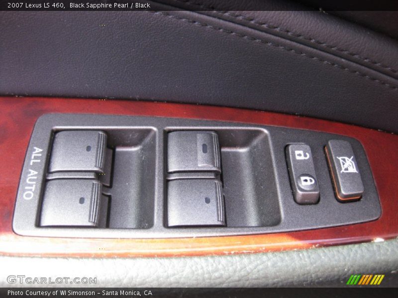Black Sapphire Pearl / Black 2007 Lexus LS 460