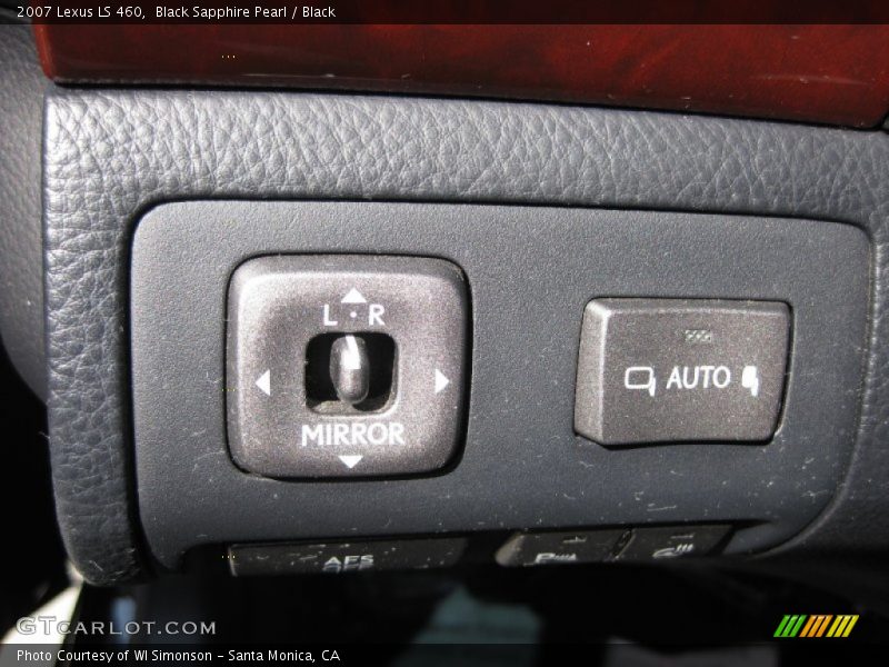 Black Sapphire Pearl / Black 2007 Lexus LS 460