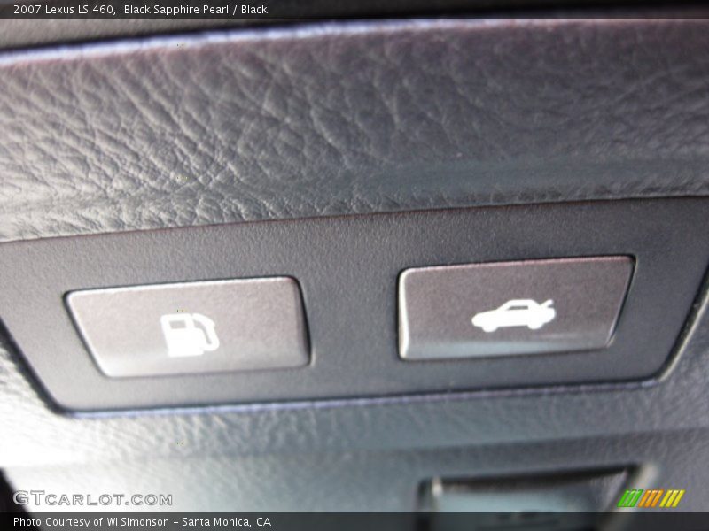 Black Sapphire Pearl / Black 2007 Lexus LS 460