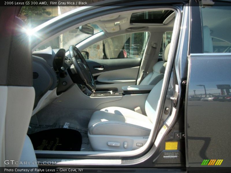 Flint Gray Mica / Black 2006 Lexus GS 300 AWD