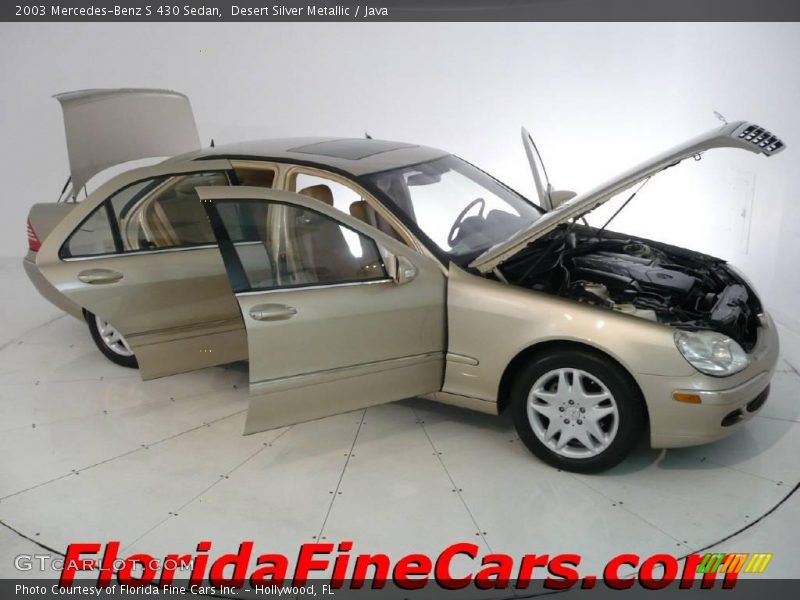 Desert Silver Metallic / Java 2003 Mercedes-Benz S 430 Sedan