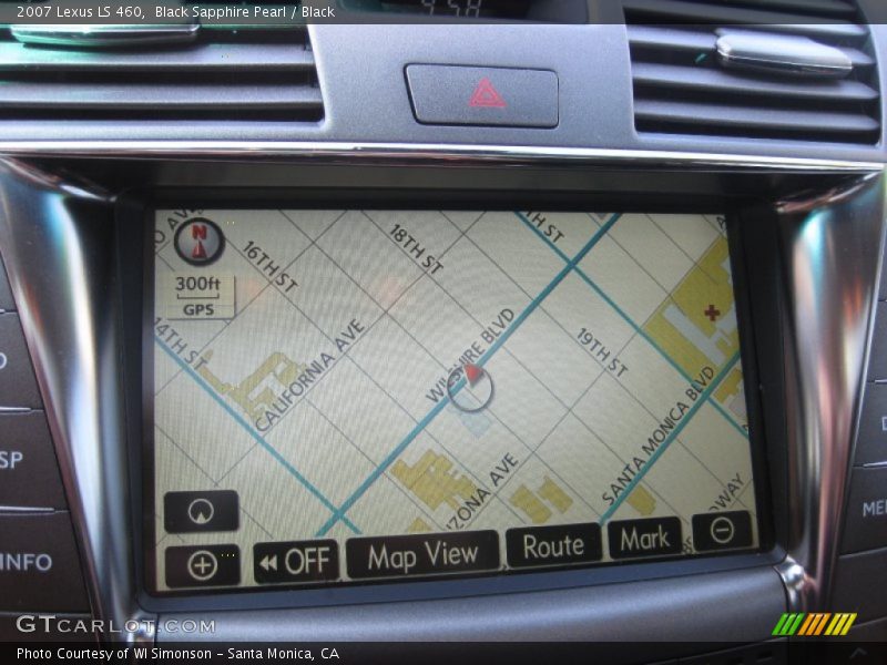 Black Sapphire Pearl / Black 2007 Lexus LS 460