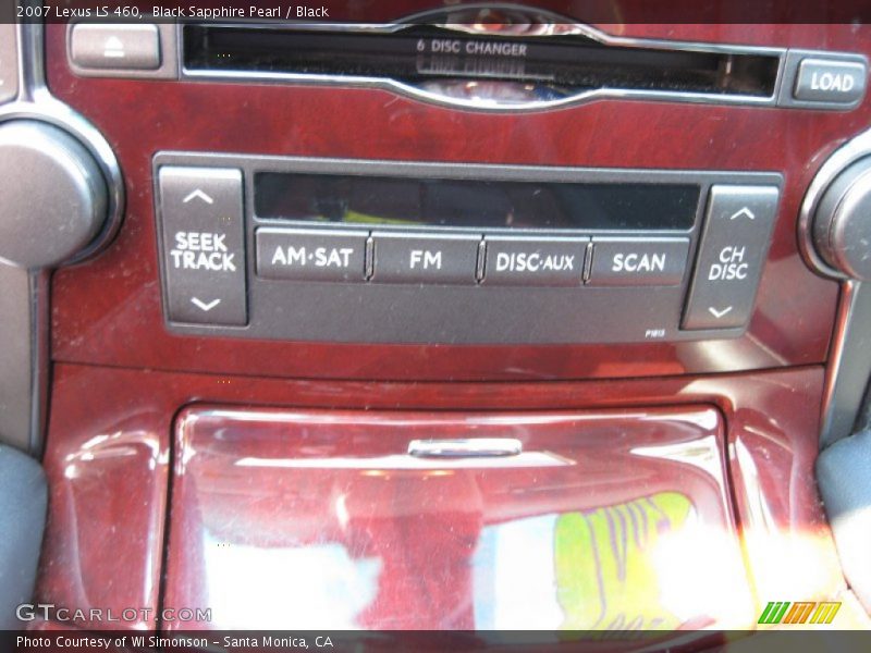 Black Sapphire Pearl / Black 2007 Lexus LS 460