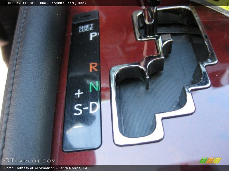 Black Sapphire Pearl / Black 2007 Lexus LS 460