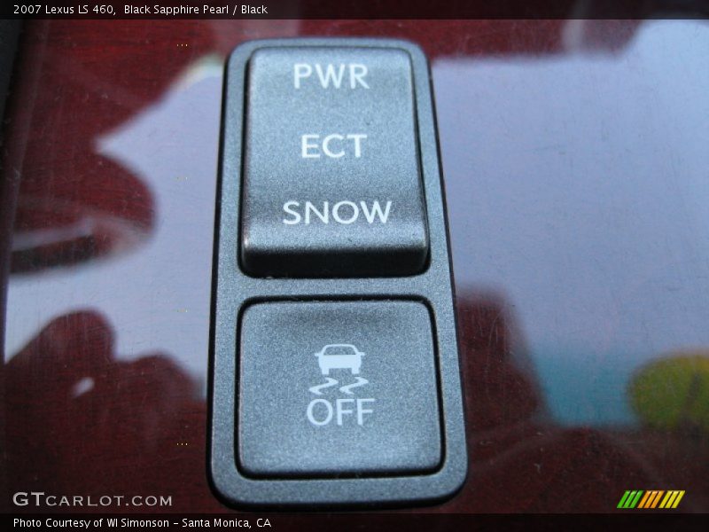 Black Sapphire Pearl / Black 2007 Lexus LS 460