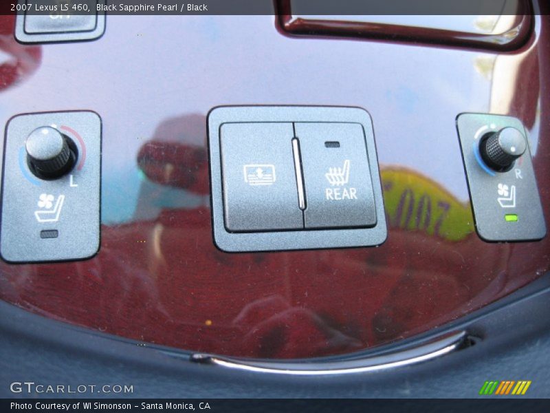 Black Sapphire Pearl / Black 2007 Lexus LS 460