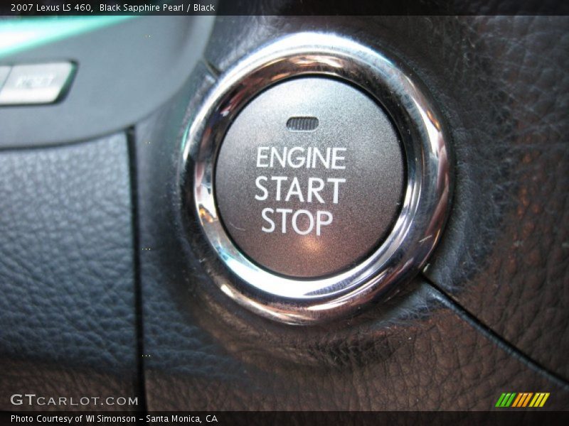 Black Sapphire Pearl / Black 2007 Lexus LS 460