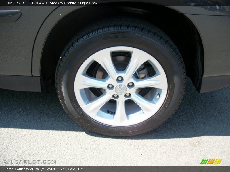 Smokey Granite / Light Gray 2009 Lexus RX 350 AWD