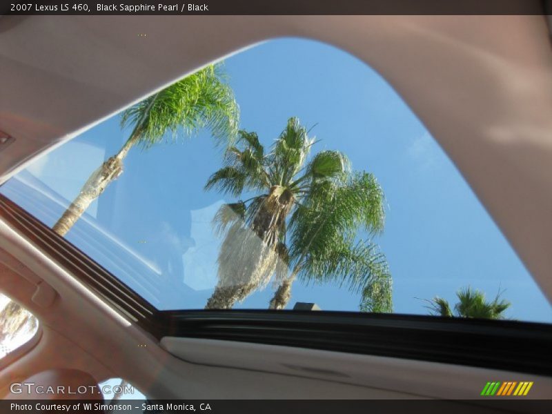 Black Sapphire Pearl / Black 2007 Lexus LS 460