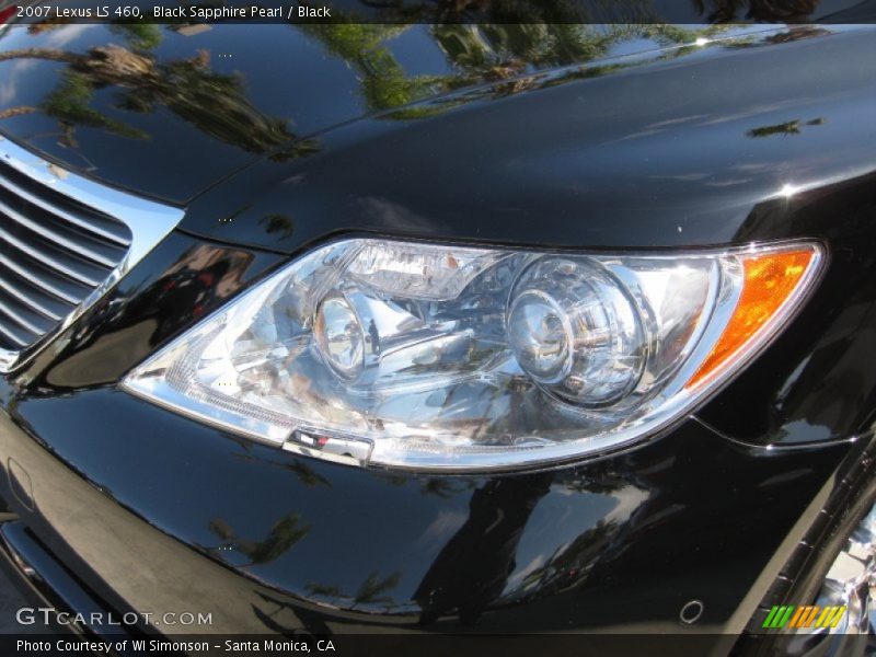 Black Sapphire Pearl / Black 2007 Lexus LS 460