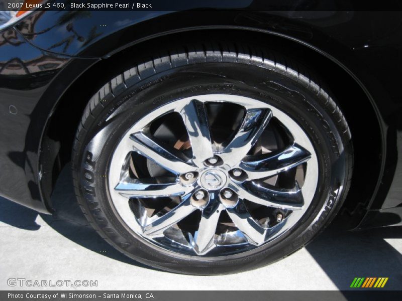 Black Sapphire Pearl / Black 2007 Lexus LS 460
