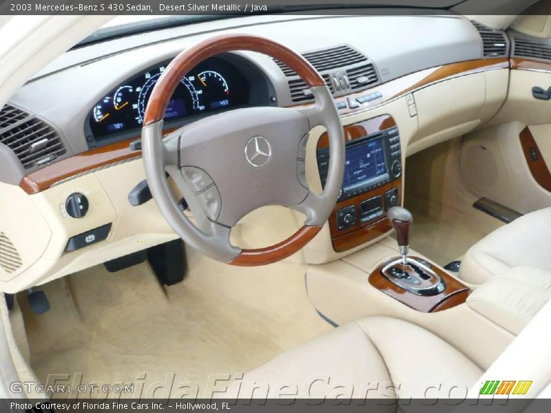 Desert Silver Metallic / Java 2003 Mercedes-Benz S 430 Sedan