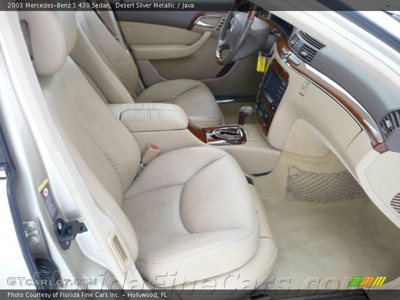 Desert Silver Metallic / Java 2003 Mercedes-Benz S 430 Sedan