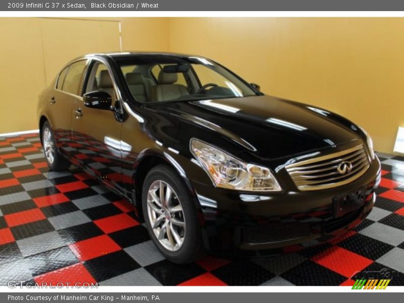 Black Obsidian / Wheat 2009 Infiniti G 37 x Sedan