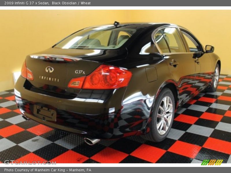 Black Obsidian / Wheat 2009 Infiniti G 37 x Sedan