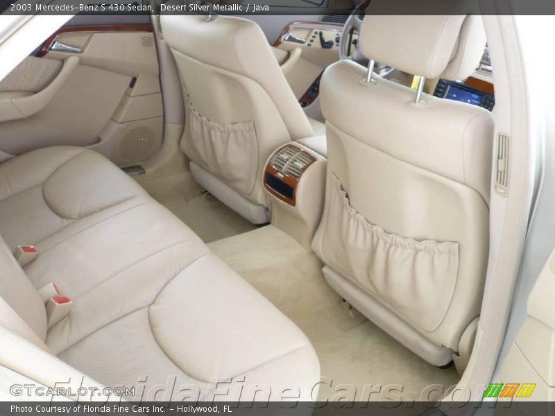 Desert Silver Metallic / Java 2003 Mercedes-Benz S 430 Sedan